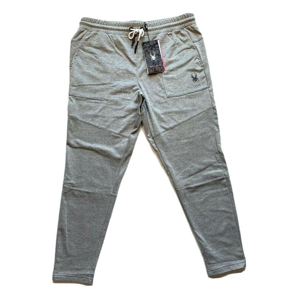 NWT Spyder Active ProWEB Jogger Sweat Pants Mens‎ Large L Fleece Lined Athletic